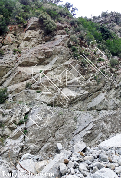 photo of Purple Wall from Wasatch Wilderness Rock Climbing