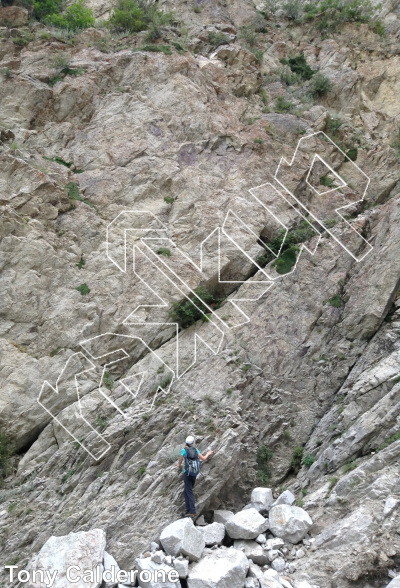 photo of Purple Wall from Wasatch Wilderness Rock Climbing