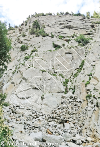 photo of Puzzle Wall from Wasatch Wilderness Rock Climbing