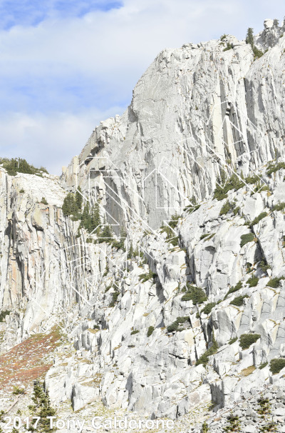 photo of Question Mark Wall from Wasatch Wilderness Rock Climbing