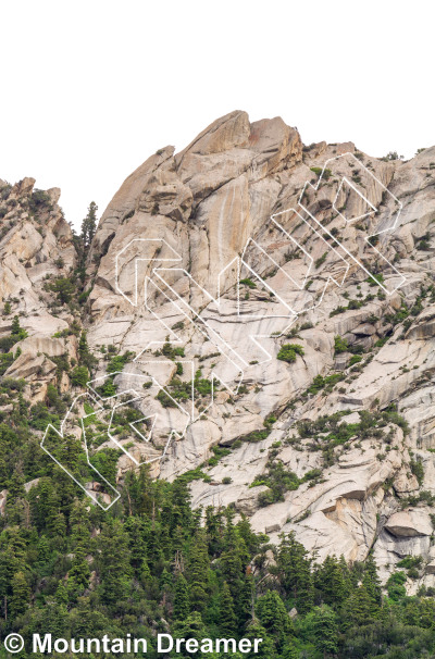 photo of The Pawn from Wasatch Wilderness Rock Climbing