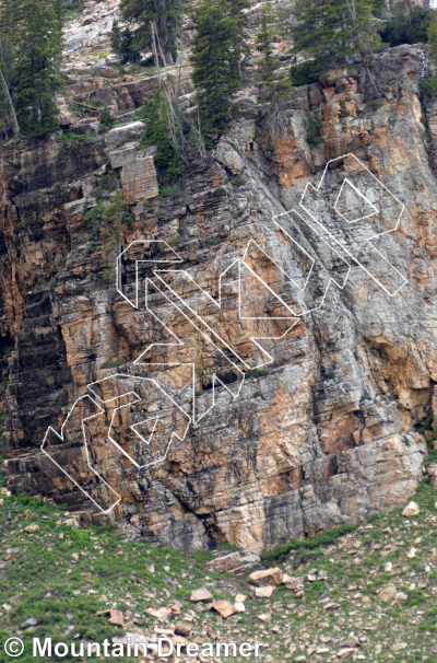 photo of Sugarloaf Mountain - Northeast from Wasatch Wilderness Rock Climbing