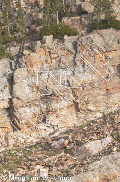 photo of Sugarloaf Mountain - Northwest from Wasatch Wilderness Rock Climbing