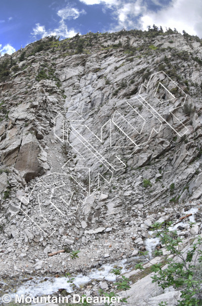 photo of Tanner Gulch - Left Side from Wasatch Wilderness Rock Climbing