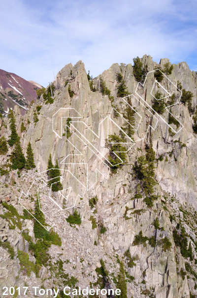 photo of Red Pine Crag from Wasatch Wilderness Rock Climbing