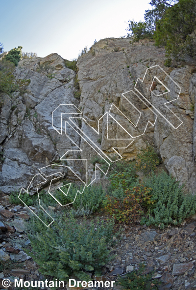 photo of The Cove from Wasatch Wilderness Rock Climbing