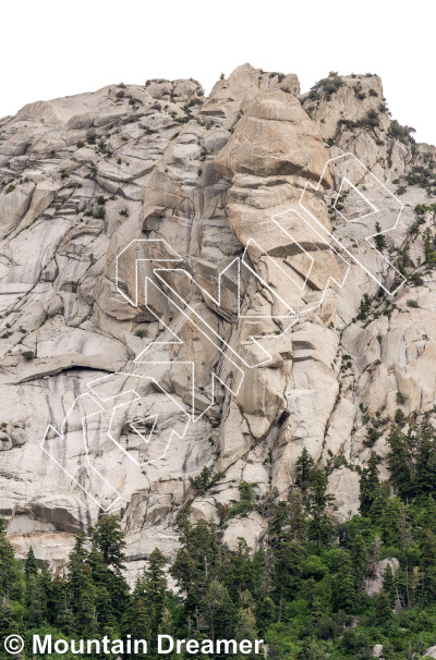 photo of The Pawn from Wasatch Wilderness Rock Climbing