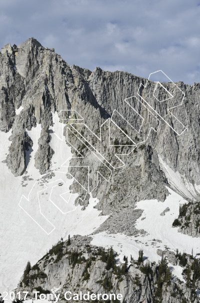 photo of Thunderbolt Ridge from Wasatch Wilderness Rock Climbing