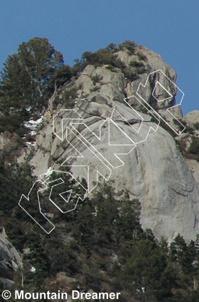 photo of Upstart Buttress from Wasatch Wilderness Rock Climbing