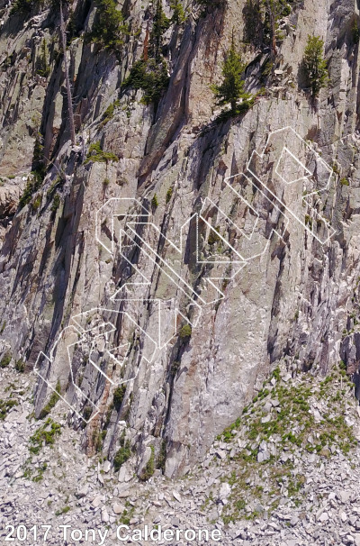 photo of Red Pine Crag from Wasatch Wilderness Rock Climbing