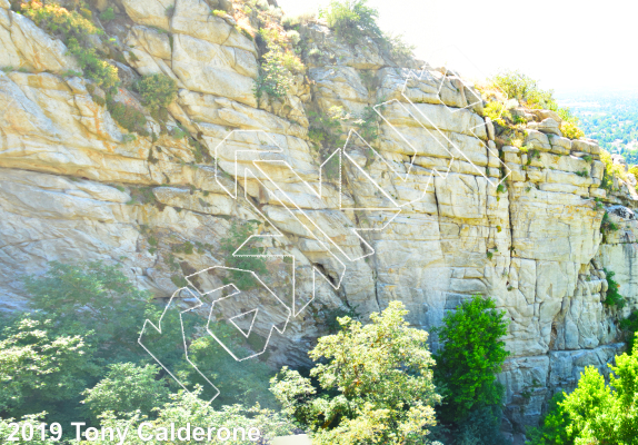 photo of Watchtower Tiers from Wasatch Wilderness Rock Climbing