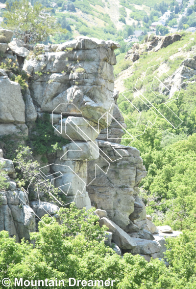 photo of The Watchtower from Wasatch Wilderness Rock Climbing