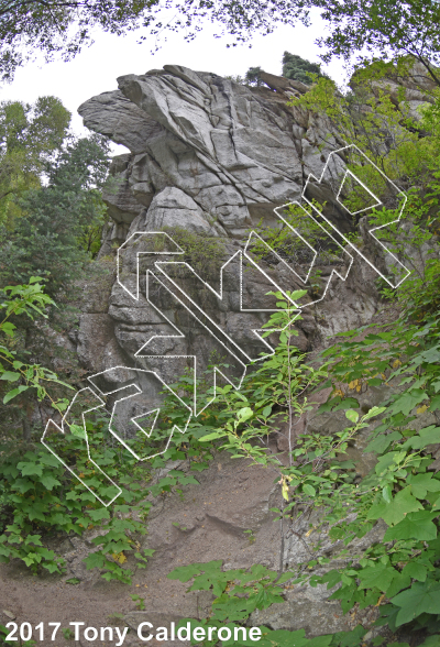 photo of Winged Wall from Wasatch Wilderness Rock Climbing