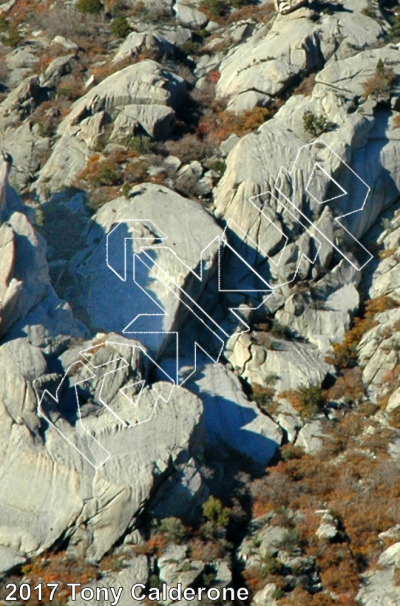 photo of Worry Crag from Wasatch Wilderness Rock Climbing