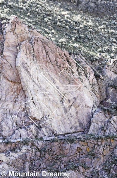 photo of Riptide Wall from Wasatch Bench Rock Climbing