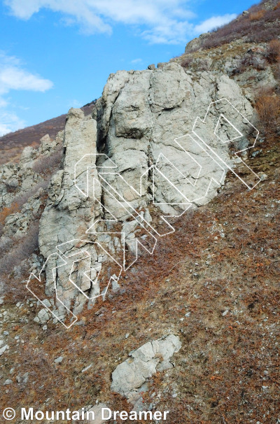 photo of The Balcony from Wasatch Bench Rock Climbing