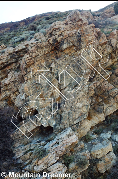 photo of Sport Utility Wall from Wasatch Bench Rock Climbing