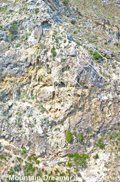 photo of Jug Haul Wall from Wasatch Bench Rock Climbing