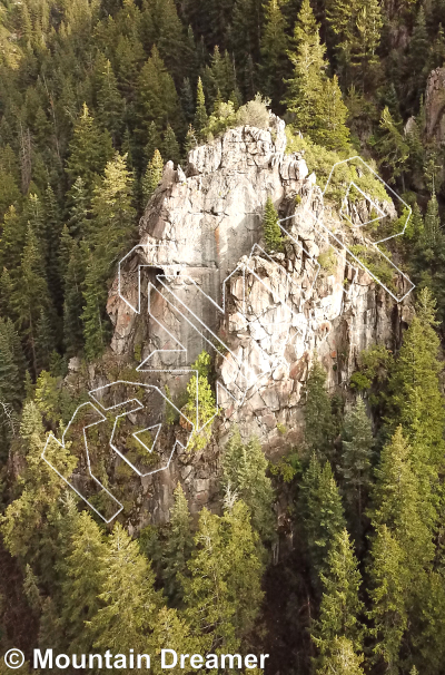 photo of The Corridor from Wasatch Bench Rock Climbing