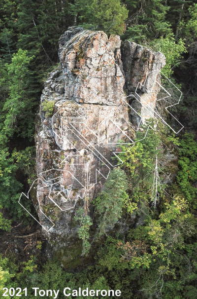 photo of Creekside Manor Crag from Wasatch Bench Rock Climbing