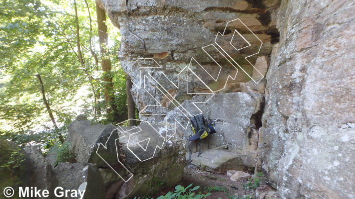 photo of Jack In The Pulpit, 5.8+ ★★★ at Entrance Walls from Smoke Hole: Entrance Walls, Copperhead Cove, and Jake Hill
