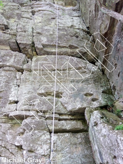 photo of Entrance Walls from Smoke Hole: Entrance Walls, Copperhead Cove, and Jake Hill