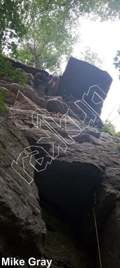 photo of Entrance Walls from Smoke Hole: Entrance Walls, Copperhead Cove, and Jake Hill