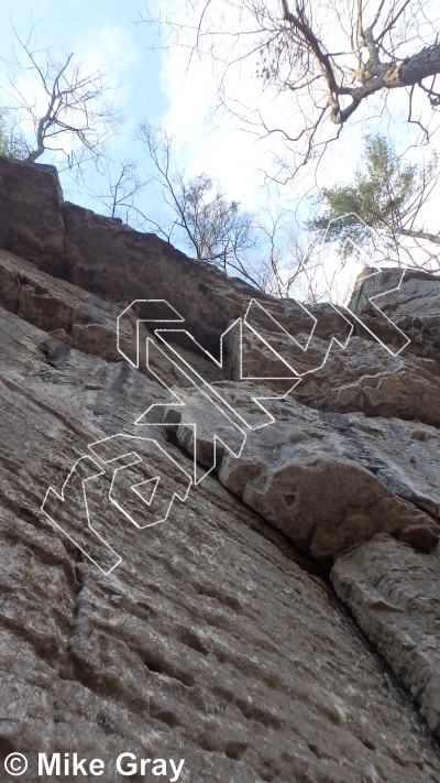 photo of Entrance Walls from Smoke Hole: Entrance Walls, Copperhead Cove, and Jake Hill