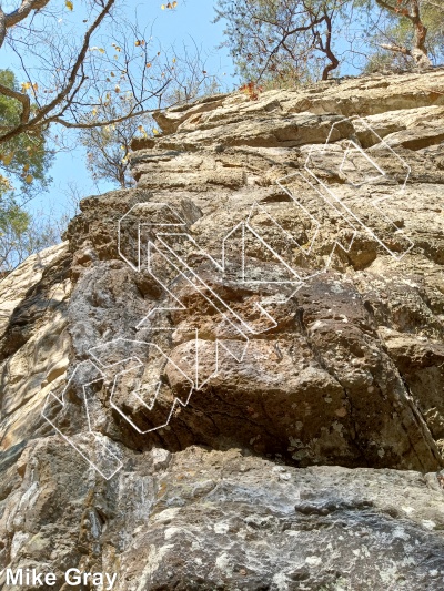 photo of Running Dihedral from Smoke Hole: Entrance Walls, Copperhead Cove, and Jake Hill