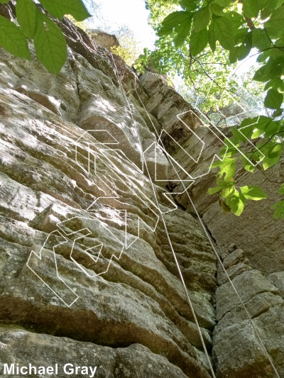 photo of Amidships Wall from Smoke Hole: Entrance Walls, Copperhead Cove, and Jake Hill