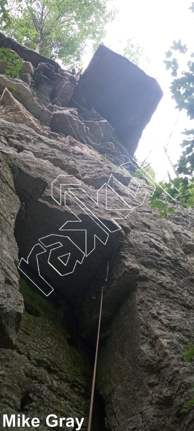 photo of Entrance Walls from Smoke Hole: Entrance Walls, Copperhead Cove, and Jake Hill