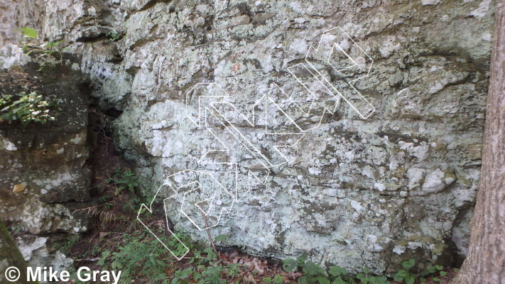 photo of Blessed River, 5.8 ★★★ at Entrance Walls from Smoke Hole: Reed's Creek