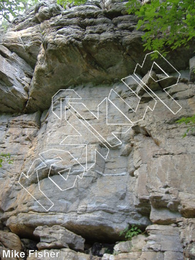 photo of The Boneyard from Smoke Hole: Reed's Creek