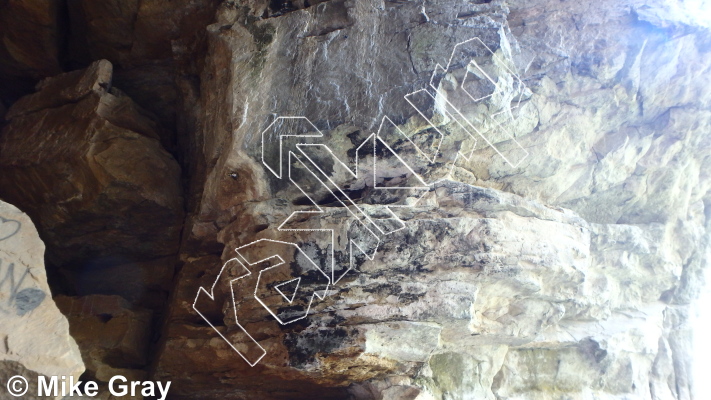 photo of Hungry for Histo, 5.9 ★★★★ at RUN-DMC Cave and Buttress from Smoke Hole: Reed's Creek