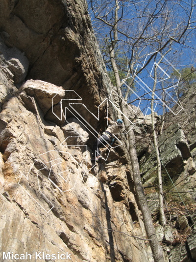 photo of Welcome to Reed's Creek, 5.7+ ★★★★★ at The Boneyard from Smoke Hole: Reed's Creek