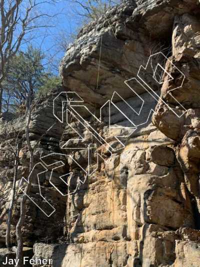 photo of The Boneyard from Smoke Hole: Reed's Creek