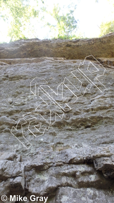 photo of Entrance Walls from Smoke Hole: Reed's Creek