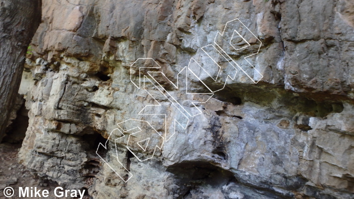 photo of Reaching Conclusions, 5.10a ★★★★ at The Reach from Smoke Hole: Reed's Creek
