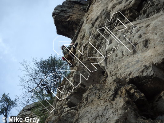 photo of Dangerous Freedoms, 5.10d/11a ★★★★ at Dangerous Freedoms from Smoke Hole: Reed's Creek