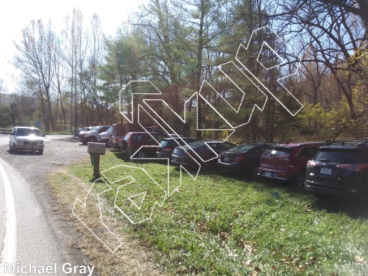 photo of Parking,   at Area Info from Smoke Hole: Reed's Creek
