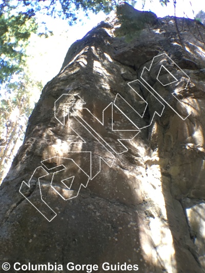 photo of Dilithium Crystals, 5.11b ★ at POD #1 from Mt. Hood Crags