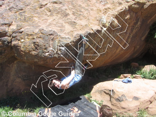 photo of The Borg, 5.11a  at POD #3 from Mt. Hood Crags