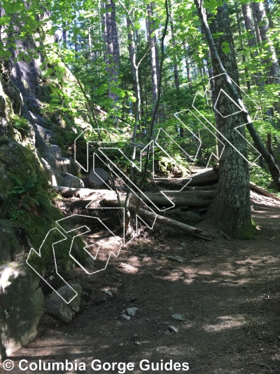 photo of Lower and West Areas from Mt. Hood Crags