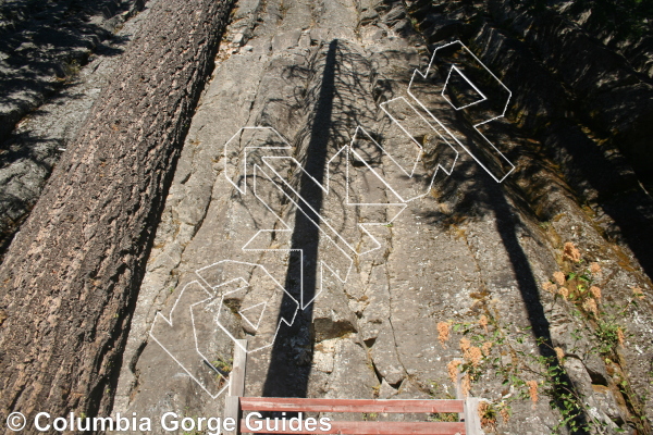 photo of Smokin', 5.8 ★★★ at Schoolroom Cracks from Mt. Hood Crags