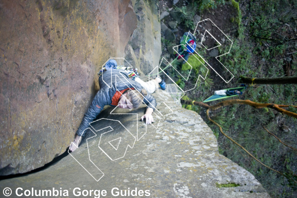 photo of Double Dutch Right, 5.6 ★★★ at Main Wall (Right Side) from Madrone and Carver Cliffs