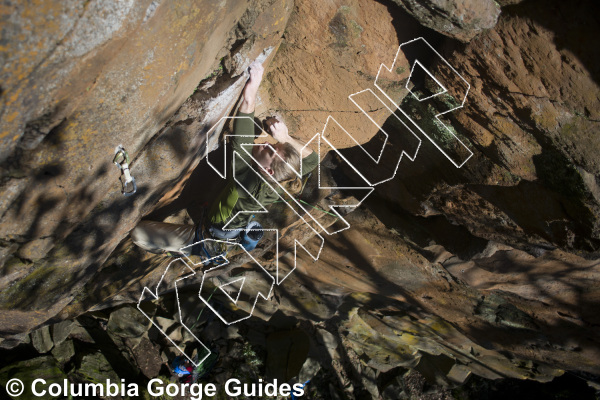photo of Tangerine Dream, 5.10a ★★★ at Orange Wall from Madrone and Carver Cliffs