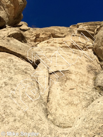 photo of Cowboy Wall from Cody Rock Climbing