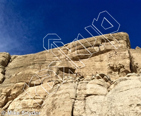 photo of Space Wrangler, 5.10b ★★★★ at Cowboy Wall from Cody Rock Climbing