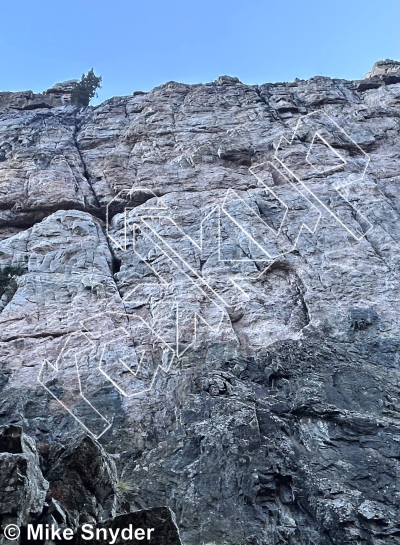 photo of Steam Shovel Wall from Cody Rock Climbing