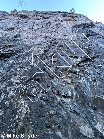 photo of Steam Shovel Wall from Cody Rock Climbing